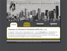 Tablet Screenshot of pegasusprocess.com